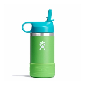 Hydro Flask 12 oz Kids Wide Mouth w/ Straw Cap Grass | RZZA-66627082