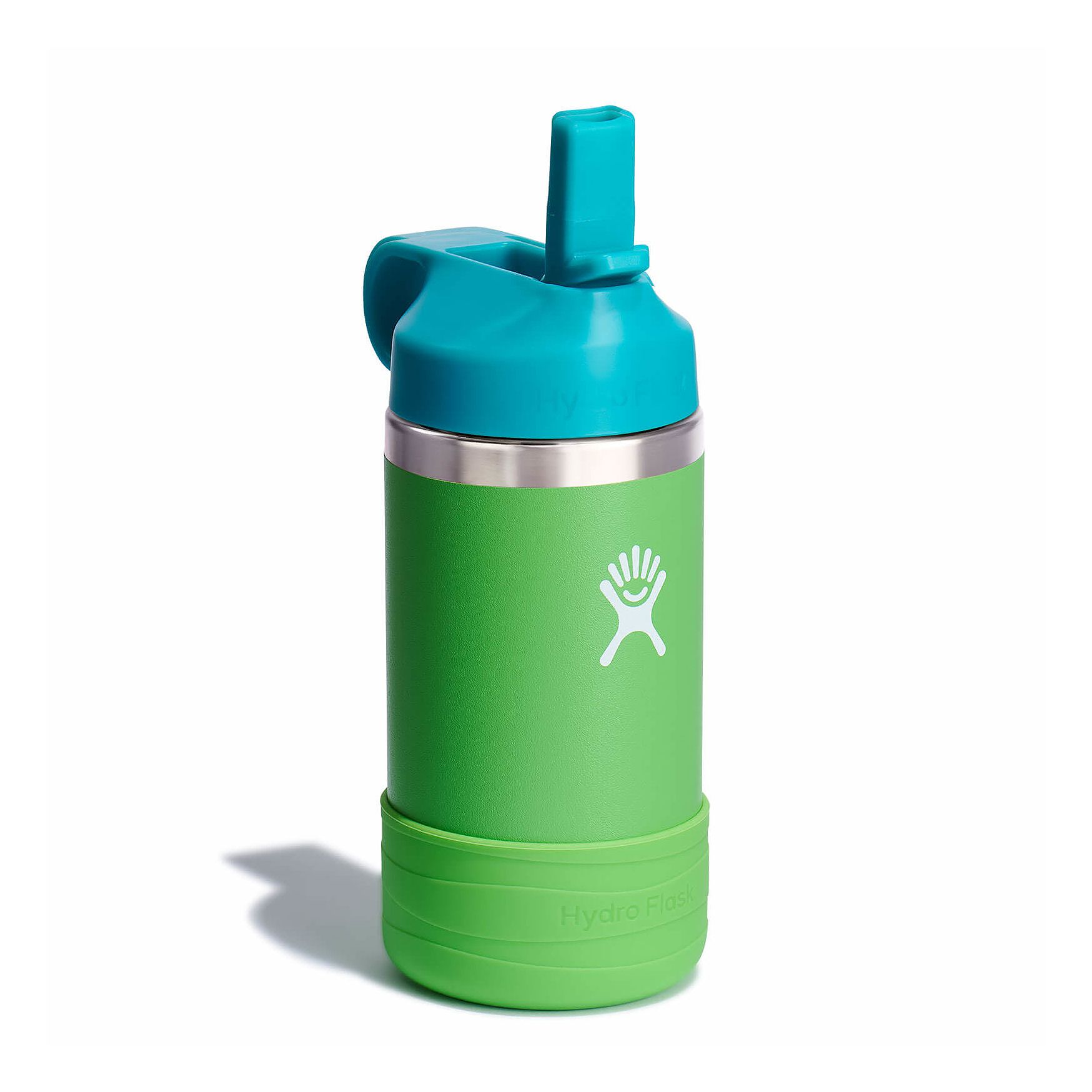 Hydro Flask 12 oz Kids Wide Mouth w/ Straw Cap Grass | RZZA-66627082