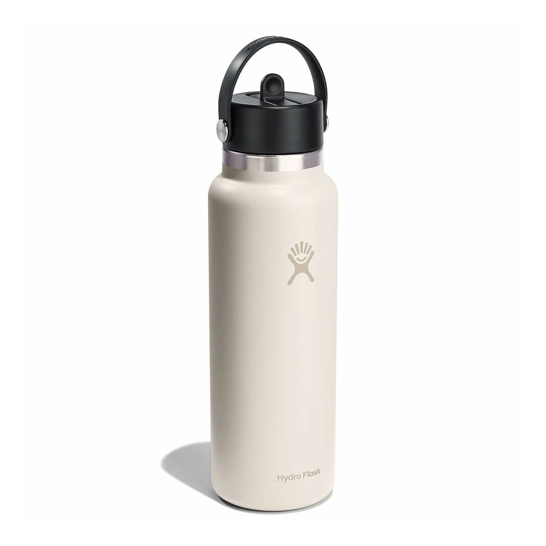 Hydro Flask 40 oz Wide Mouth with Flex Straw Cap Ivory | JGYT-39685775