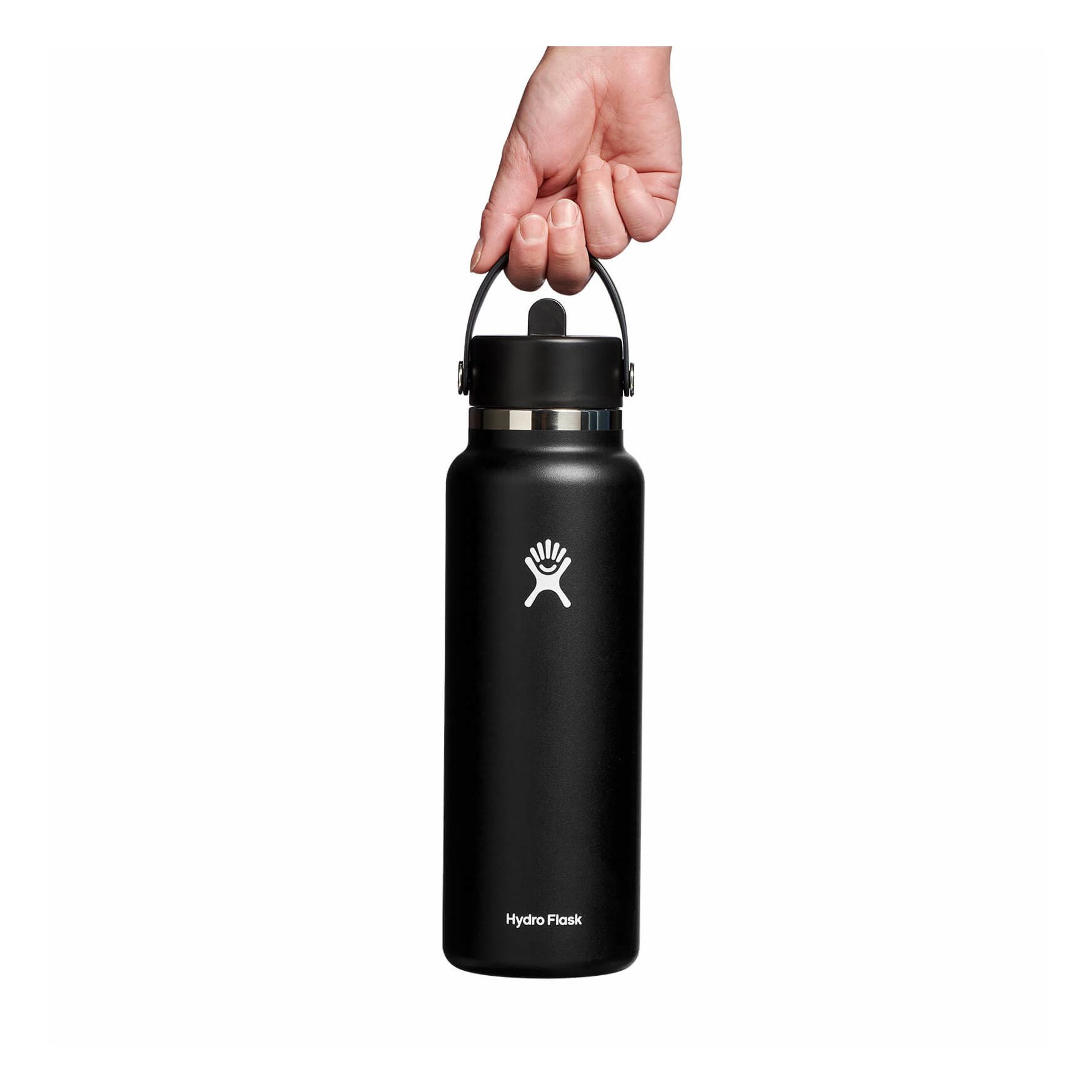 Hydro Flask 40 oz Wide Mouth with Flex Straw Cap Noir | BNLM-29099690