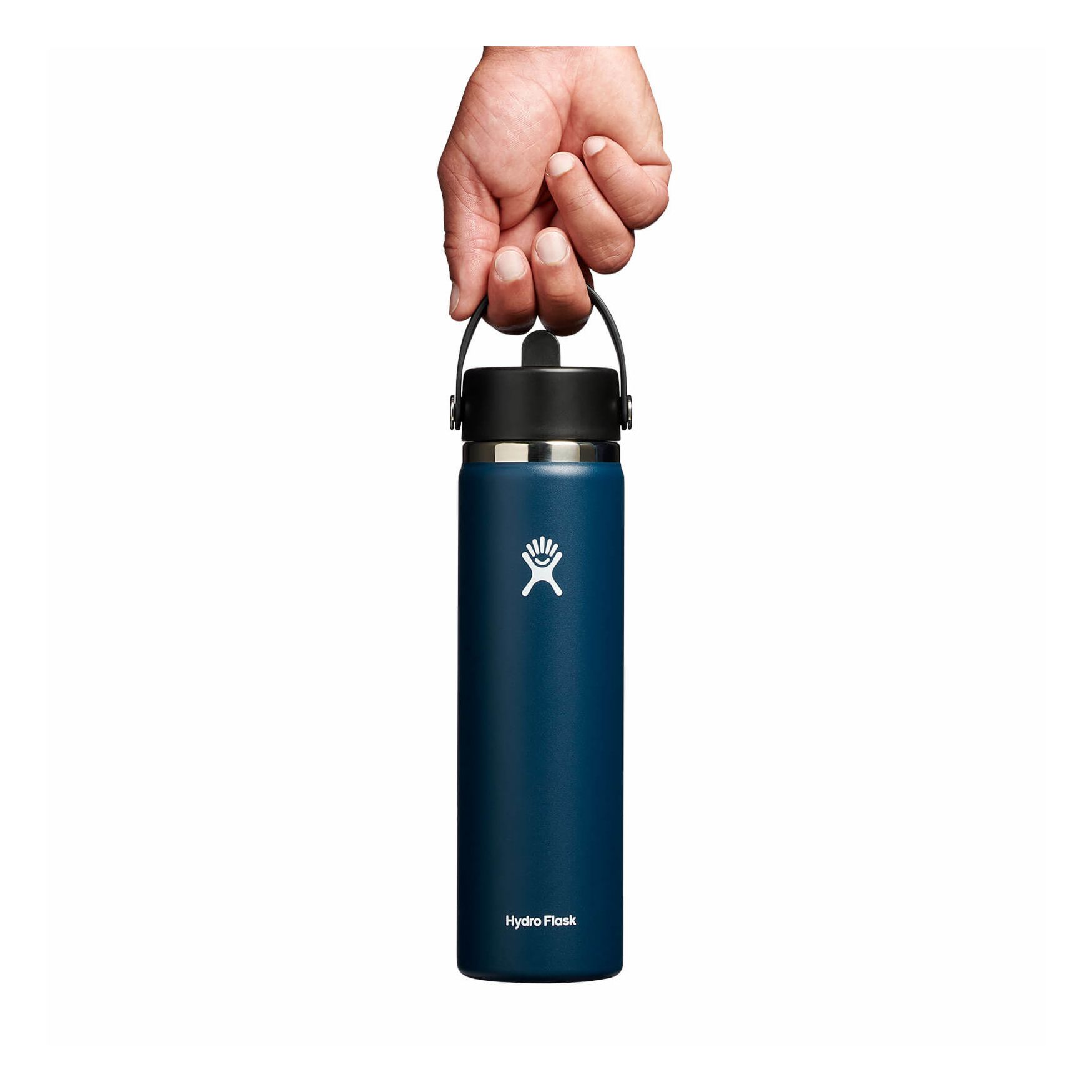 Hydro Flask 24 oz Wide Mouth with Flex Straw Cap Indigo | NMCA-18649629