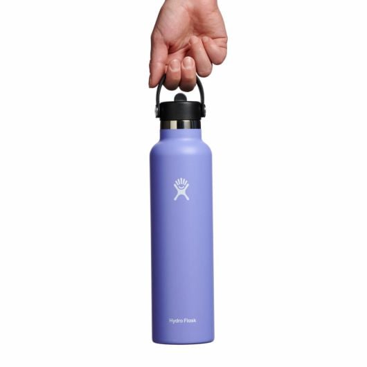 Hydro Flask 24 oz Standard Mouth with Flex Straw Cap Lupine | QUYP-69651187