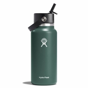 Hydro Flask 32 oz Wide Mouth with Flex Straw Cap Fir | GXPT-44856459