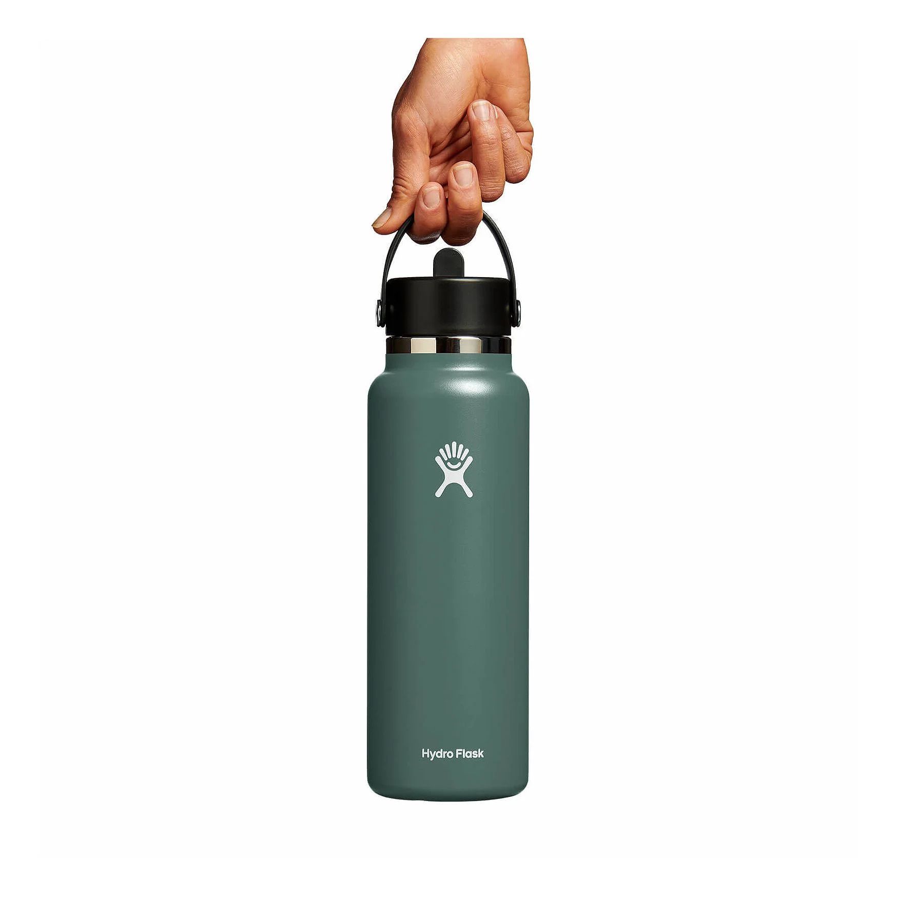 Hydro Flask 40 oz Wide Mouth with Flex Straw Cap Fir | XPOG-42996978