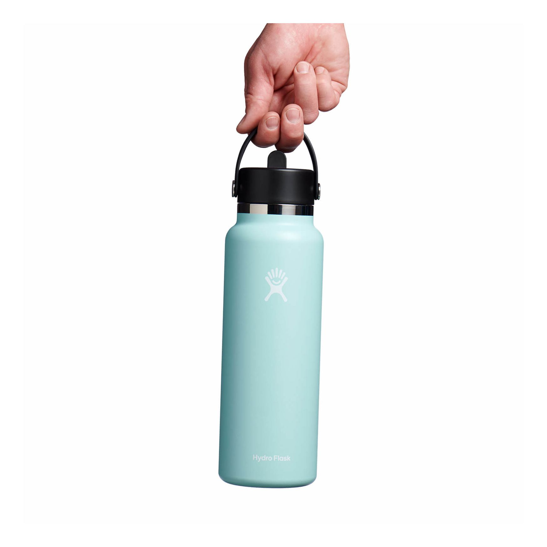 Hydro Flask 40 oz Wide Mouth with Flex Straw Cap Dew | MHUK-98734450