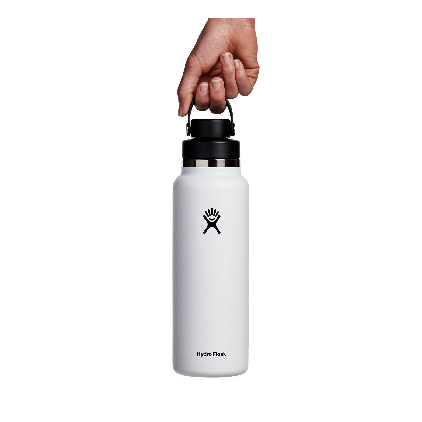 Hydro Flask 40 oz Wide Mouth with Flex Chug Cap Blanche | NDDN-19963271