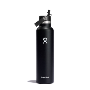 Hydro Flask 24 oz Standard Mouth with Flex Straw Cap Noir | RHIF-38677238