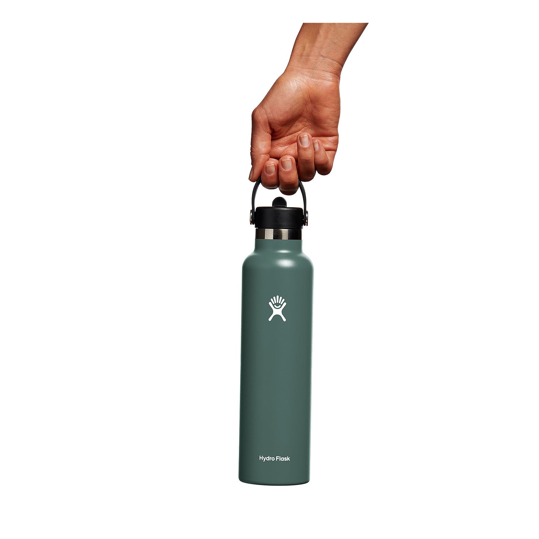 Hydro Flask 24 oz Standard Mouth with Flex Straw Cap Fir | BLKN-14516516