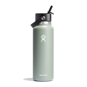 Hydro Flask 40 oz Wide Mouth with Flex Straw Cap Agave | YIMM-93841246