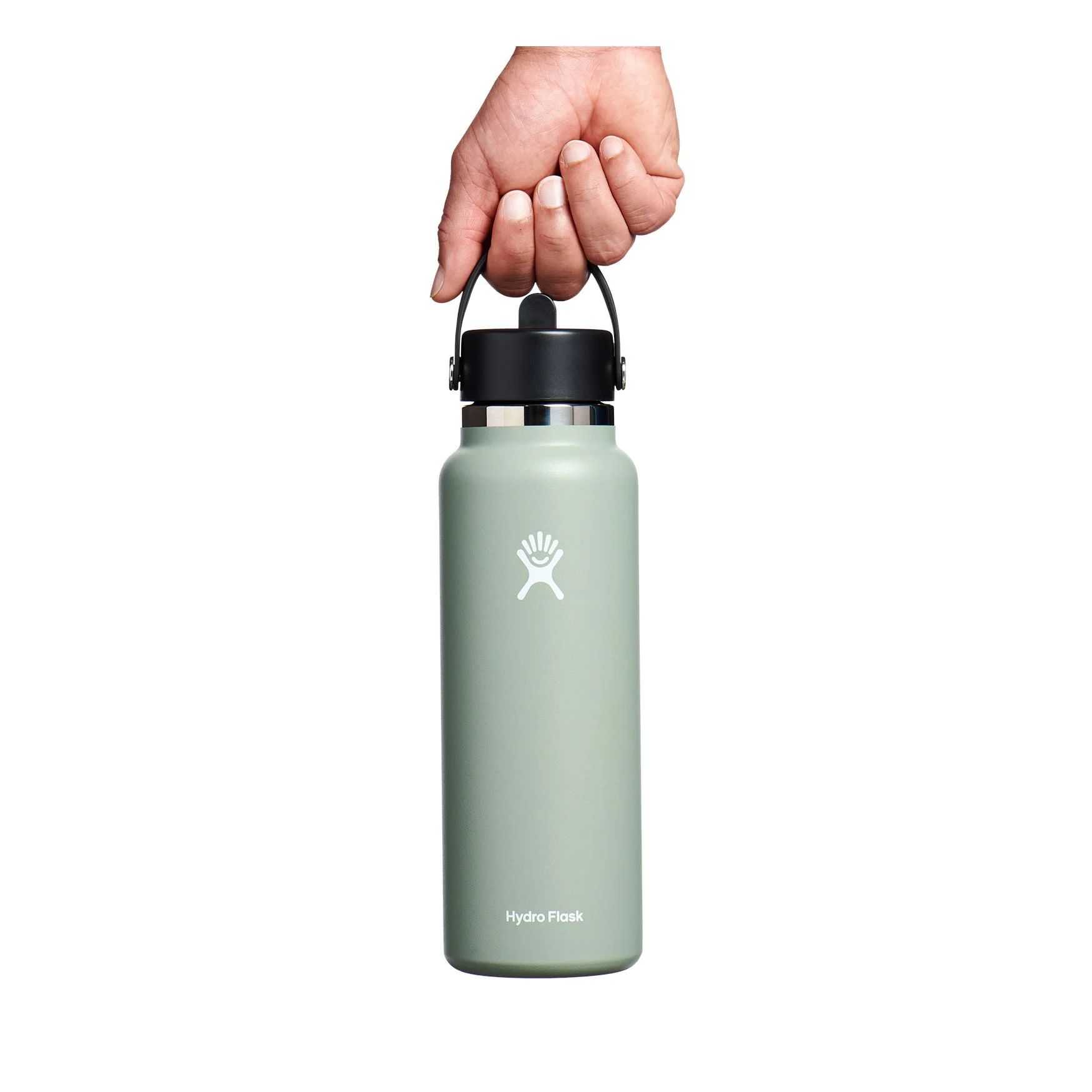 Hydro Flask 40 oz Wide Mouth with Flex Straw Cap Agave | YIMM-93841246