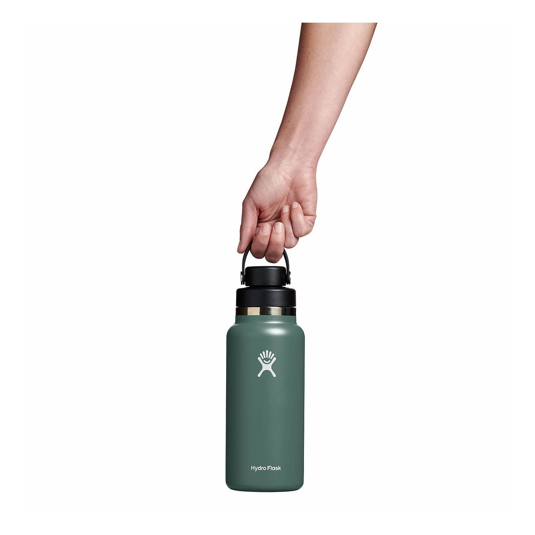 Hydro Flask 32 oz Wide Mouth with Flex Chug Cap Fir | JPAU-50696288