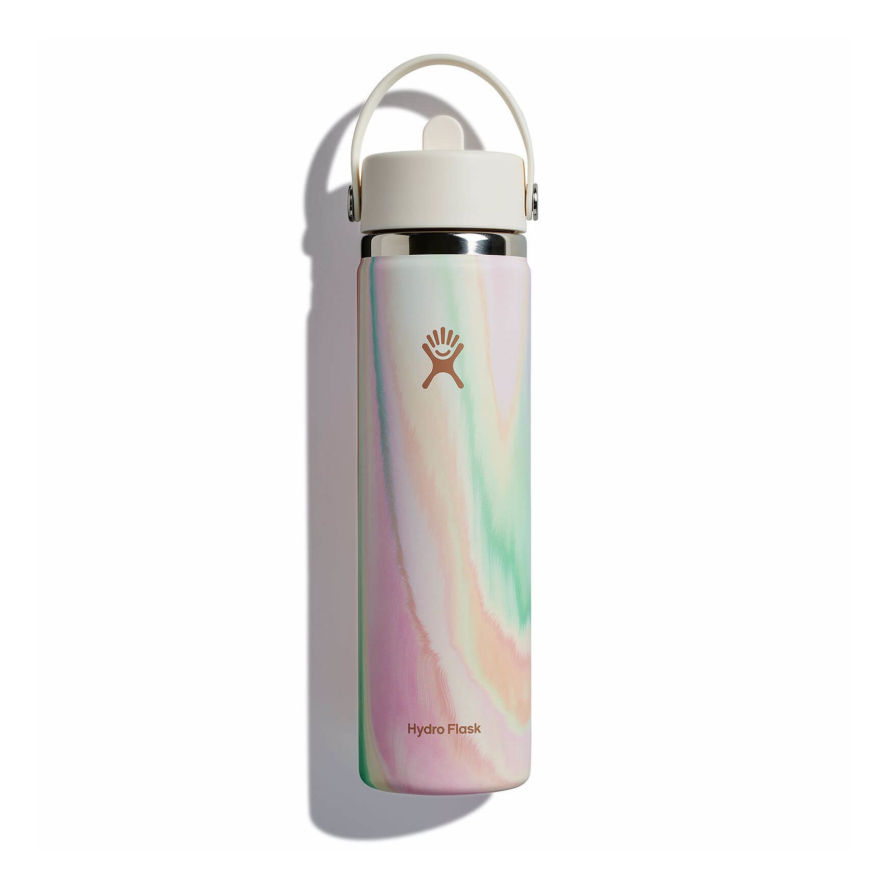 Hydro Flask 24 oz Wide Mouth with Flex Straw Cap Sugar Crush | ZDIL-96761336