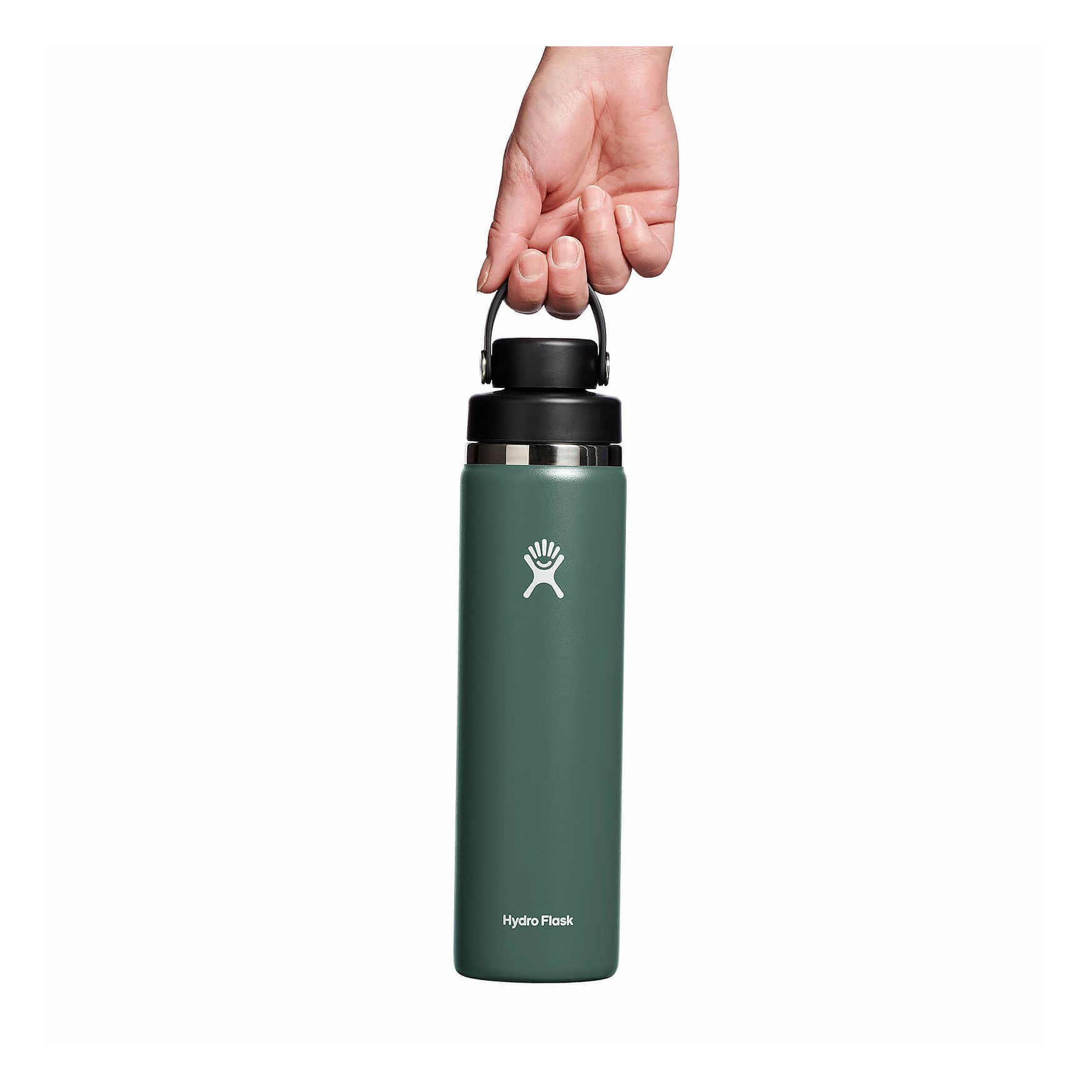 Hydro Flask 24 oz Wide Mouth with Flex Chug Cap Fir | FTCR-78855251