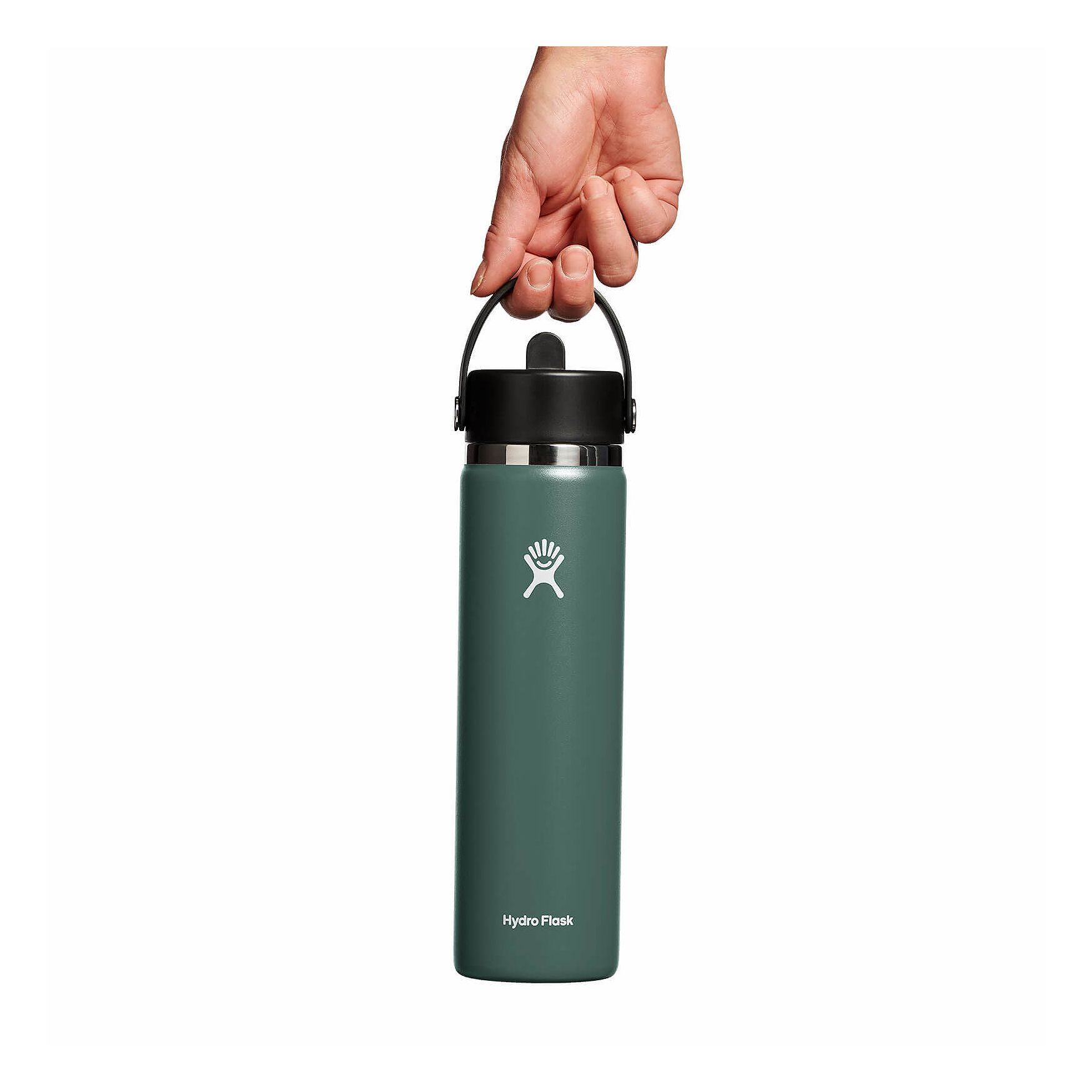 Hydro Flask 24 oz Wide Mouth with Flex Straw Cap Fir | EXCB-14080325