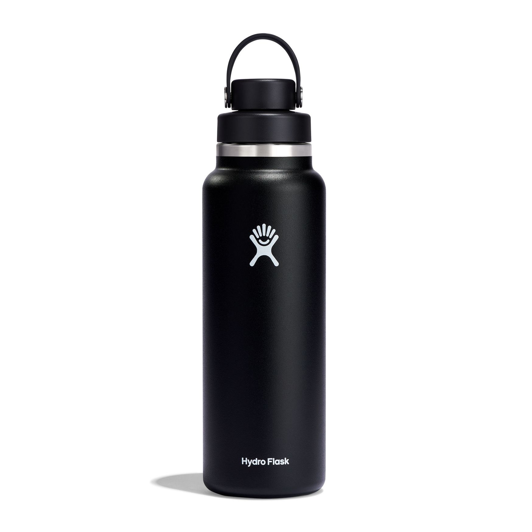 Hydro Flask 40 oz Wide Mouth with Flex Chug Cap Noir | BIZK-94233572