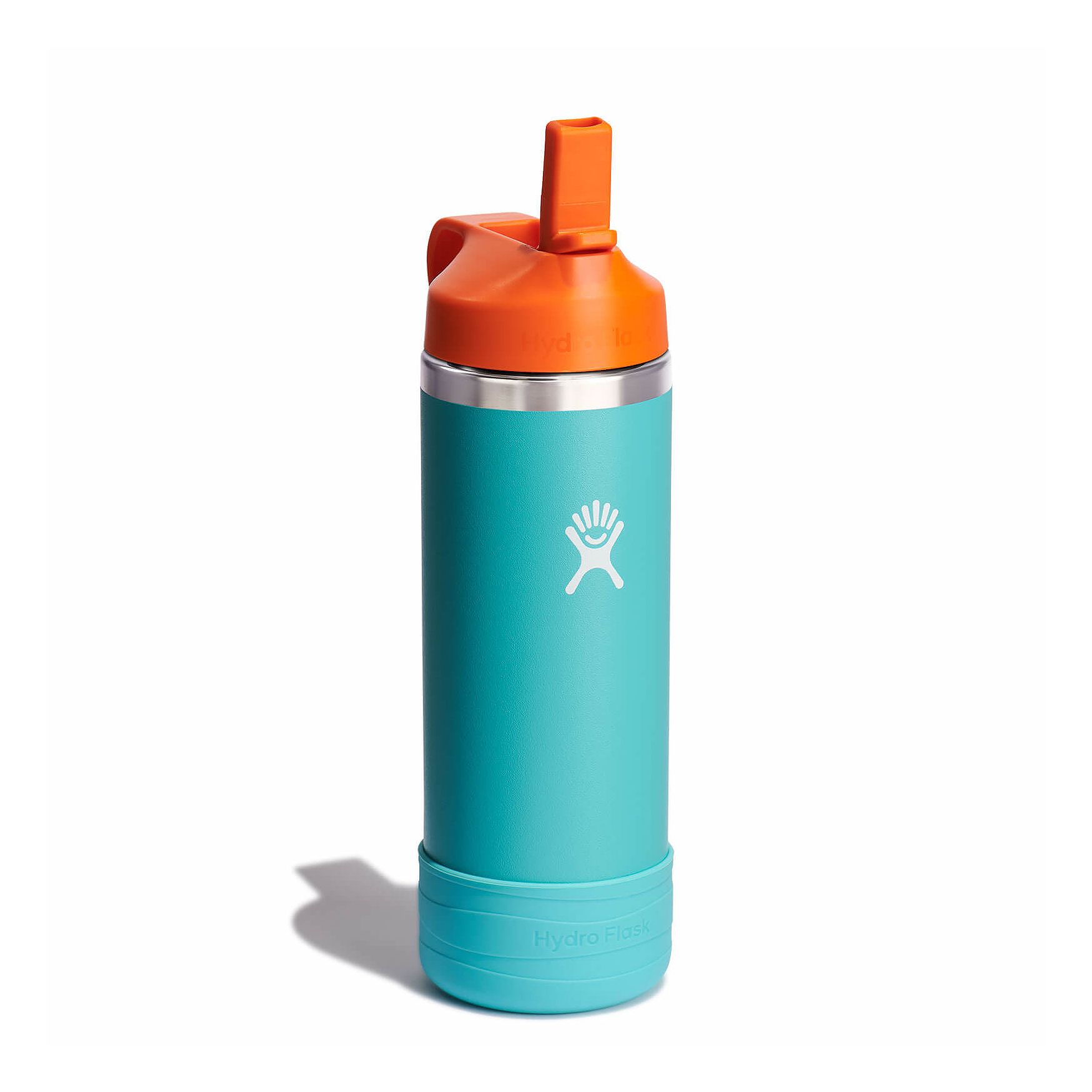 Hydro Flask 18 oz Kids Wide Mouth w/ Straw Cap Seaspray | SROF-90507537