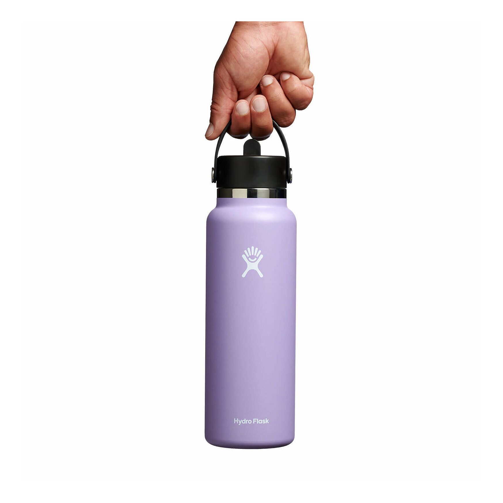 Hydro Flask 40 oz Wide Mouth with Flex Straw Cap Moonshadow | KMOR-72477589