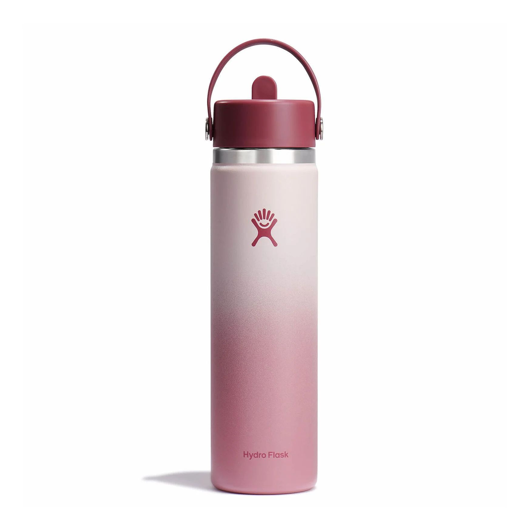 Hydro Flask 24 oz Wide Mouth with Flex Straw Cap Bayberry Ombre | XSQZ-78656854