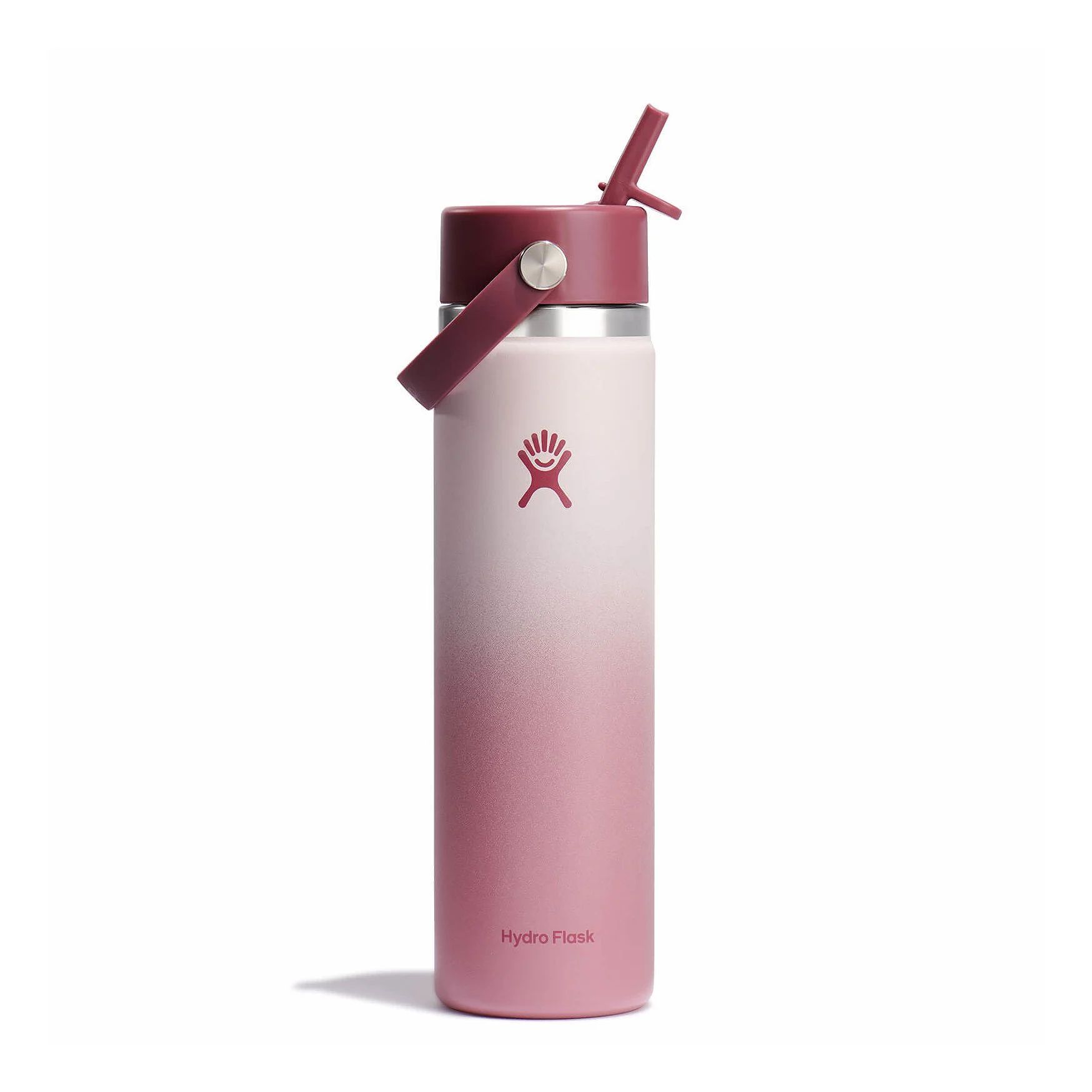 Hydro Flask 24 oz Wide Mouth with Flex Straw Cap Bayberry Ombre | XSQZ-78656854