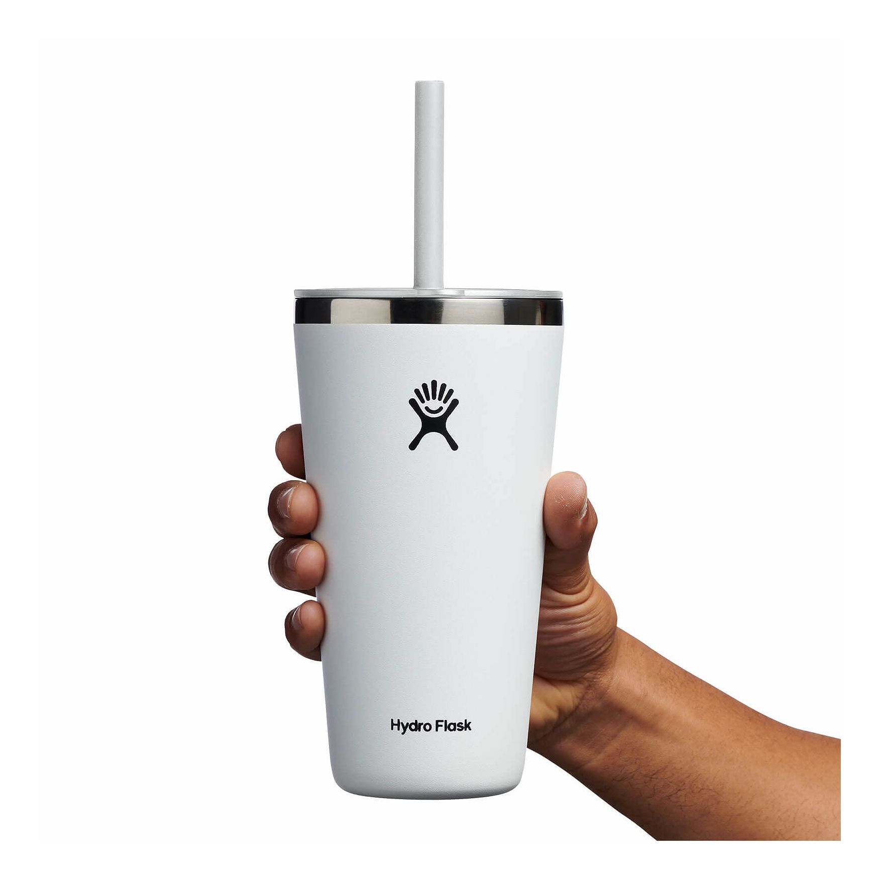 Hydro Flask 28 oz All Around? Tumbler with Straw Lid Blanche | XCQF-15034085