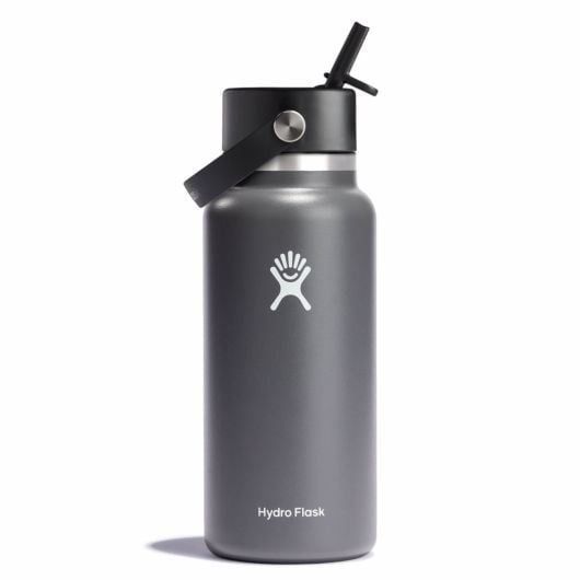 Hydro Flask 32 oz Wide Mouth with Flex Straw Cap Stone | EAHQ-83101594