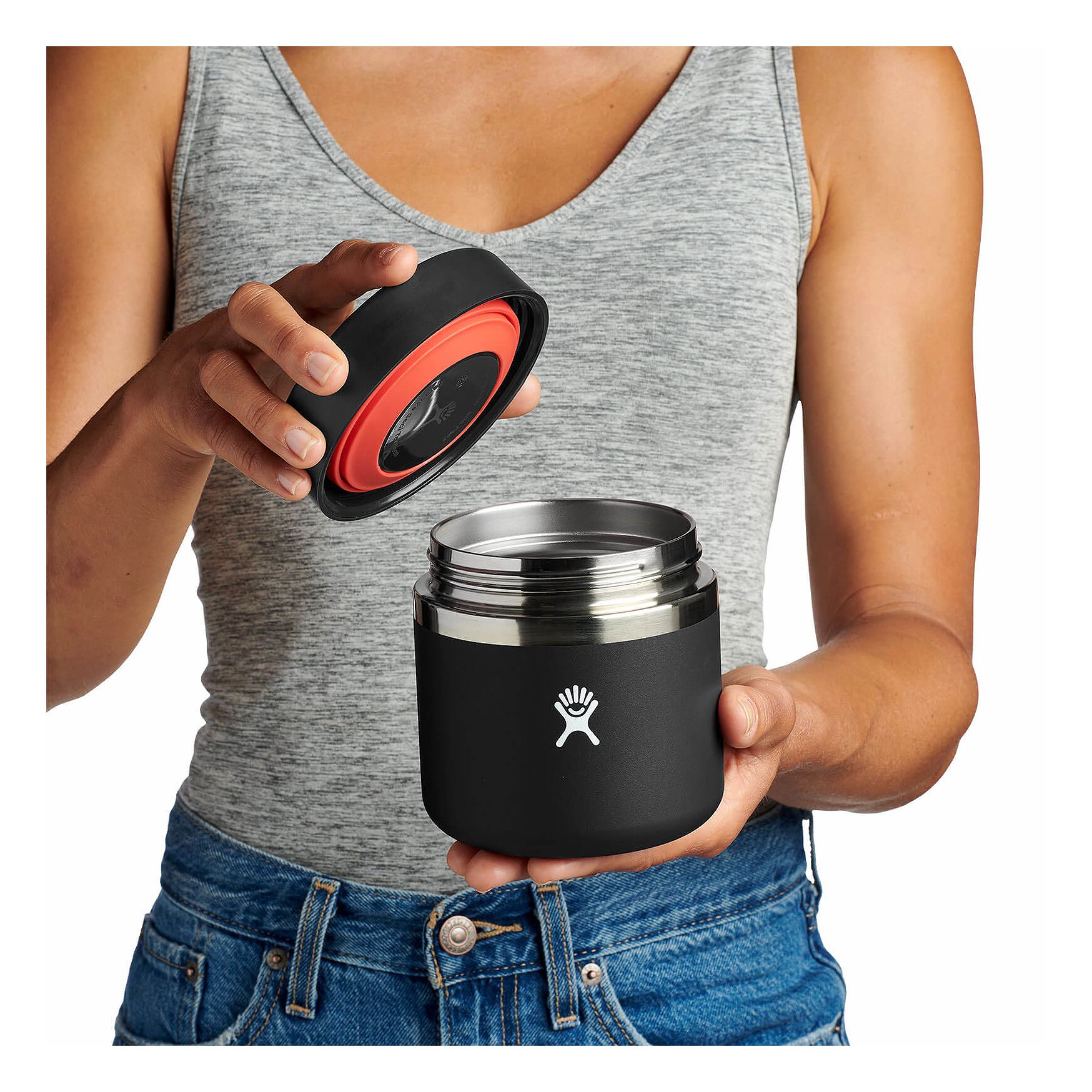 Hydro Flask 20 oz Insulated Food Jar Noir | XDRA-03891895