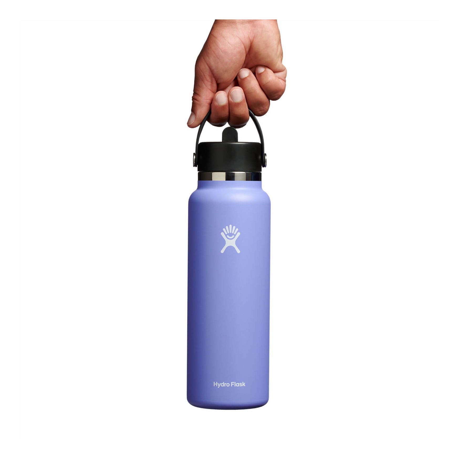 Hydro Flask 40 oz Wide Mouth with Flex Straw Cap Lupine | ZRWQ-17864286