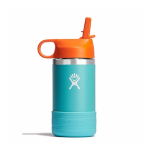 Hydro Flask 12 oz Kids Wide Mouth w/ Straw Cap Seaspray | NVWC-57135940