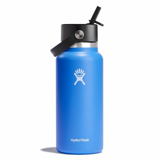 Hydro Flask 32 oz Wide Mouth with Flex Straw Cap Cascade | EFEG-30199920