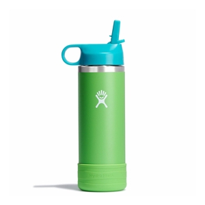 Hydro Flask 18 oz Kids Wide Mouth w/ Straw Cap Grass | YCGB-72979275